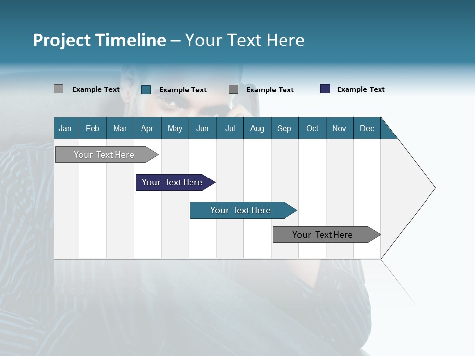 Employee Male Work PowerPoint Template