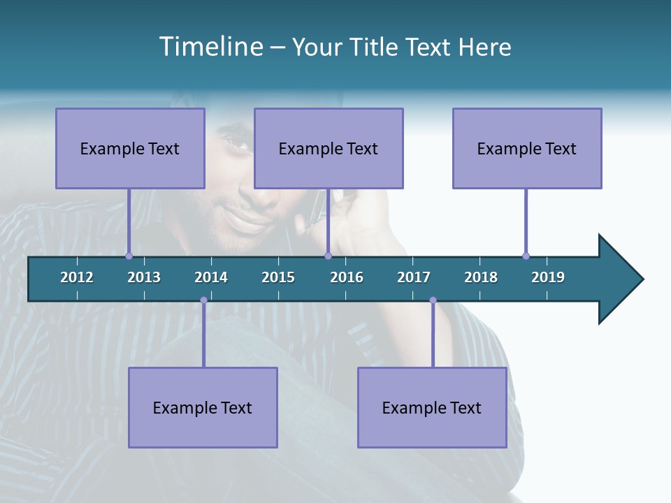 Employee Male Work PowerPoint Template