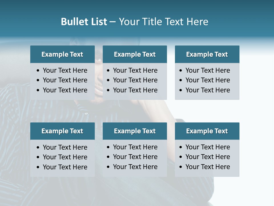 Employee Male Work PowerPoint Template