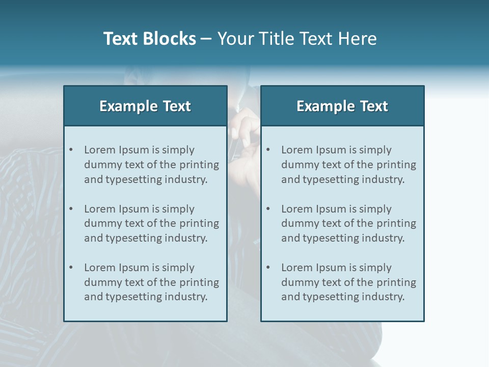 Employee Male Work PowerPoint Template