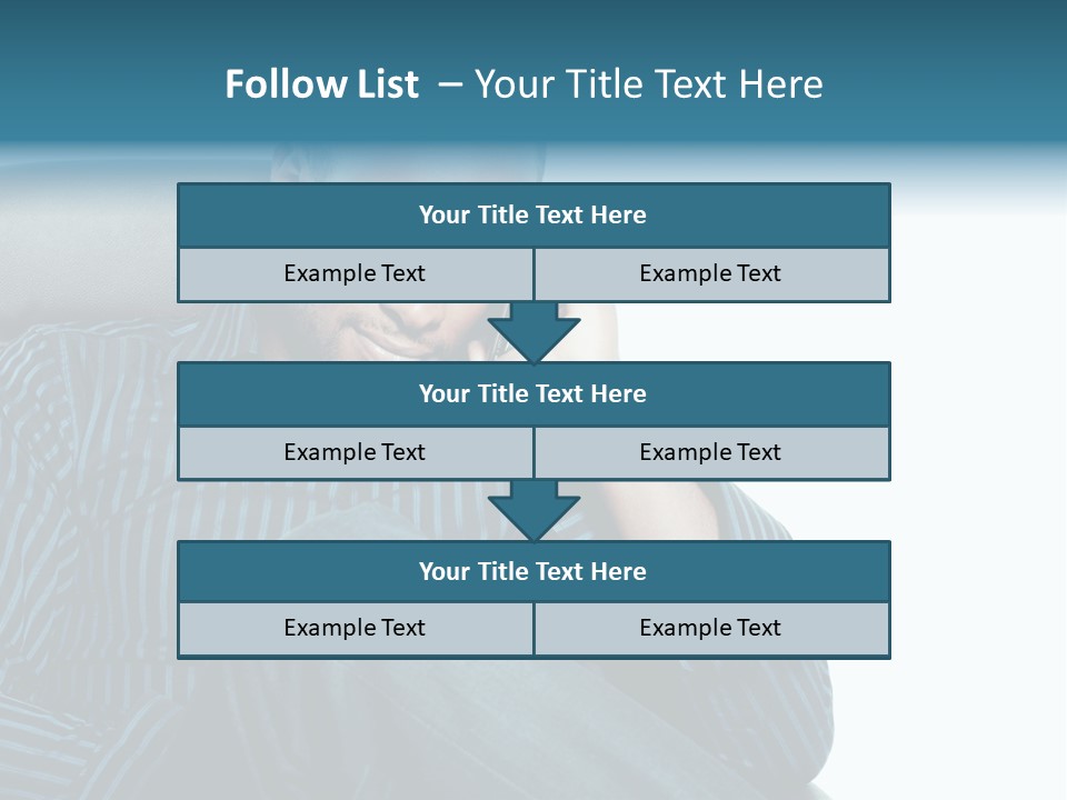 Employee Male Work PowerPoint Template