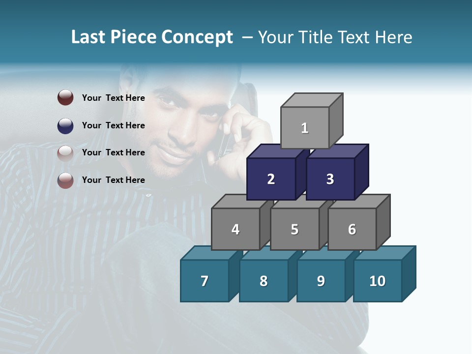 Employee Male Work PowerPoint Template