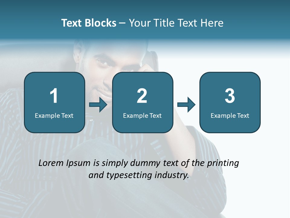 Employee Male Work PowerPoint Template