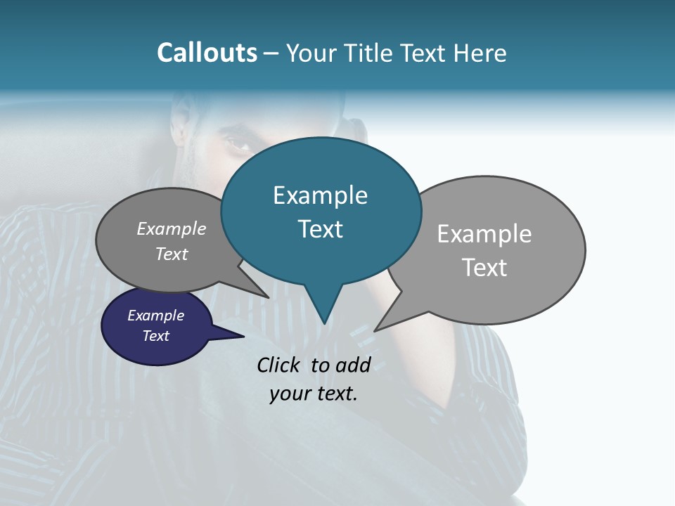 Employee Male Work PowerPoint Template