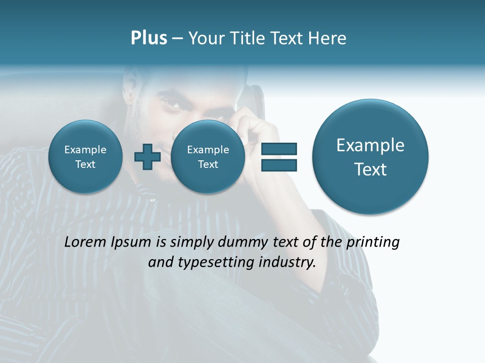 Employee Male Work PowerPoint Template