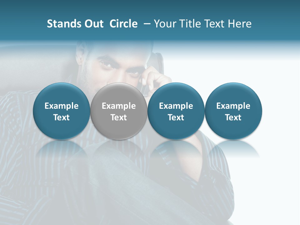 Employee Male Work PowerPoint Template