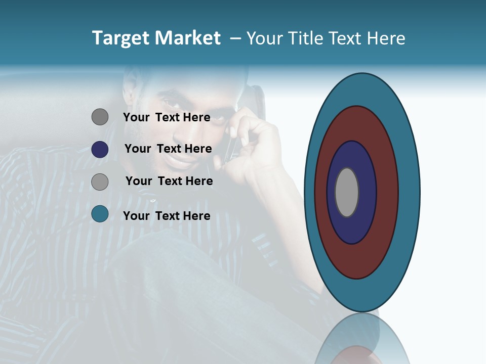 Employee Male Work PowerPoint Template