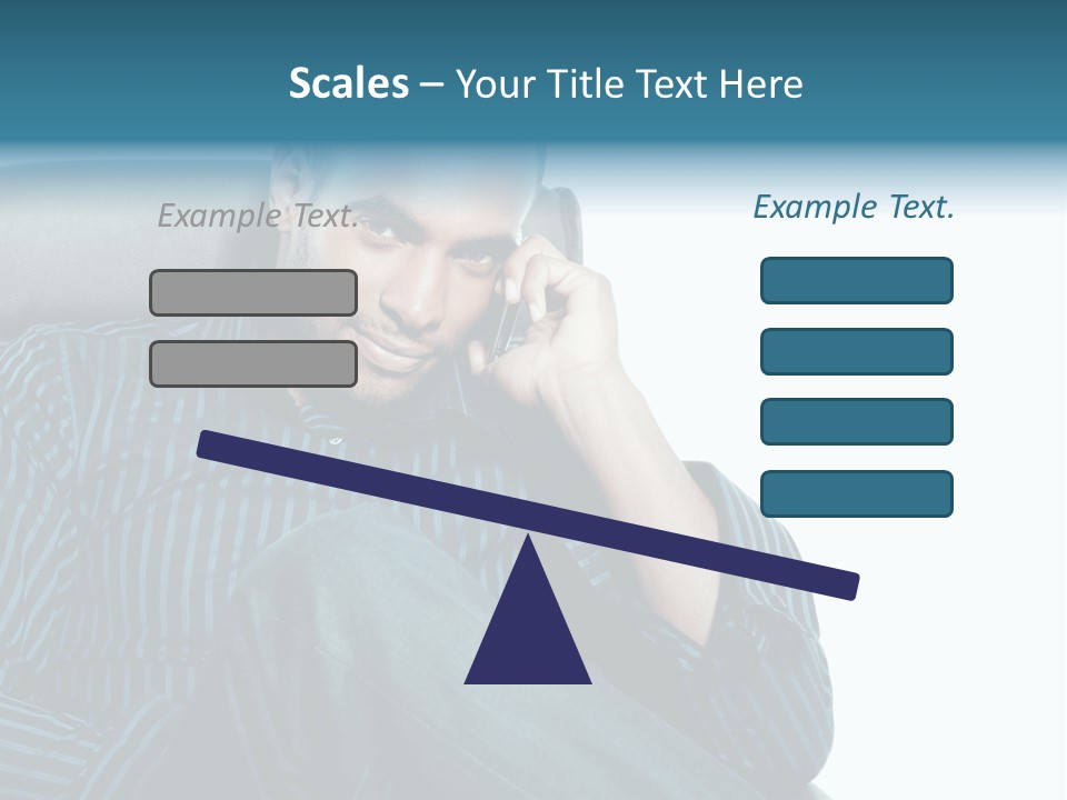 Employee Male Work PowerPoint Template