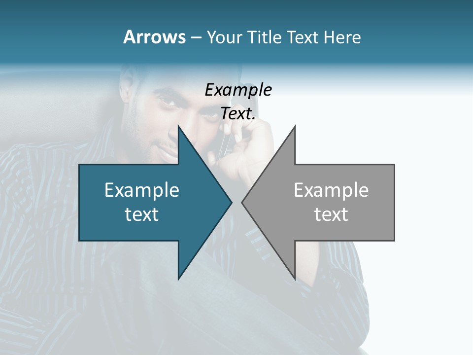 Employee Male Work PowerPoint Template