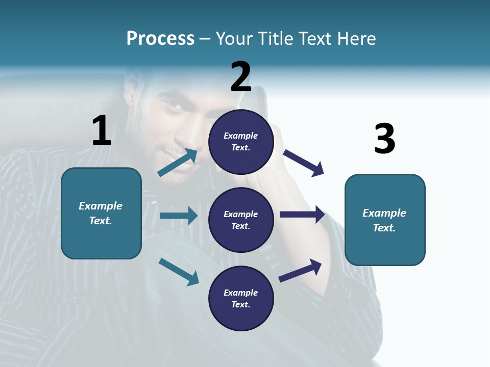 Employee Male Work PowerPoint Template