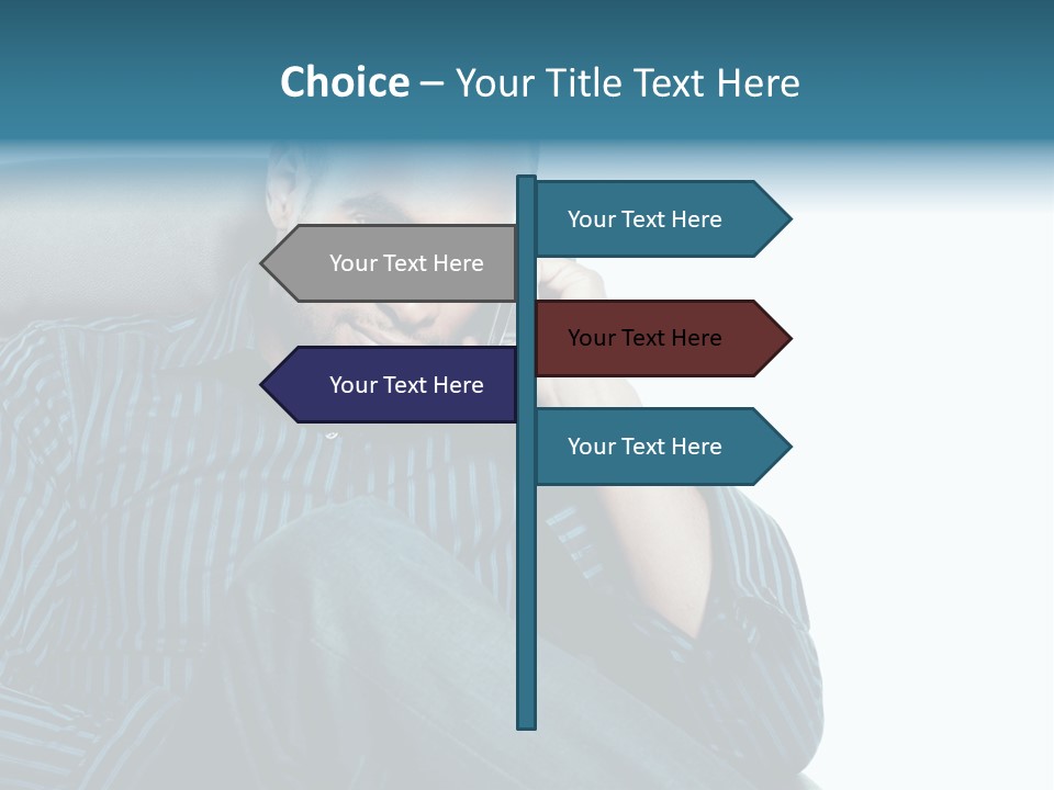 Employee Male Work PowerPoint Template