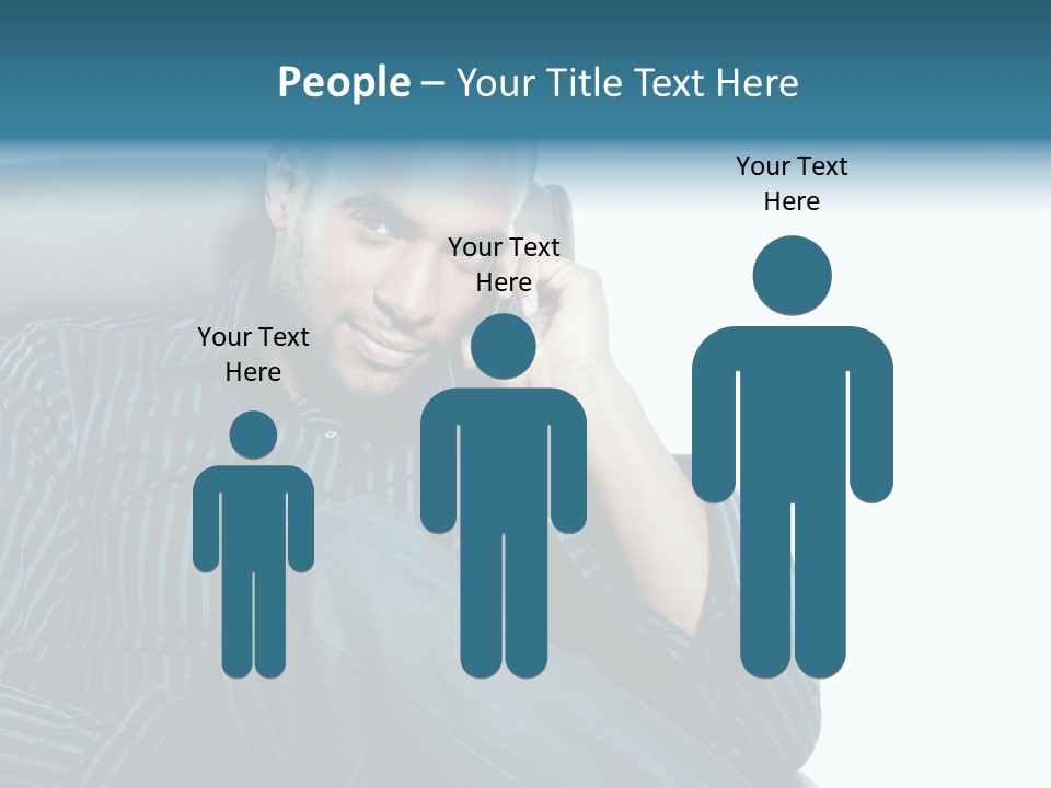 Employee Male Work PowerPoint Template