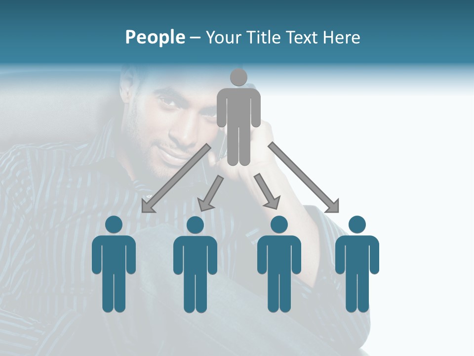 Employee Male Work PowerPoint Template