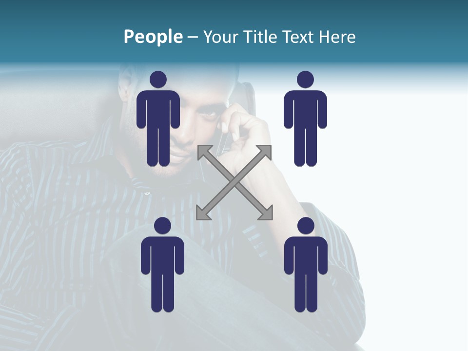 Employee Male Work PowerPoint Template