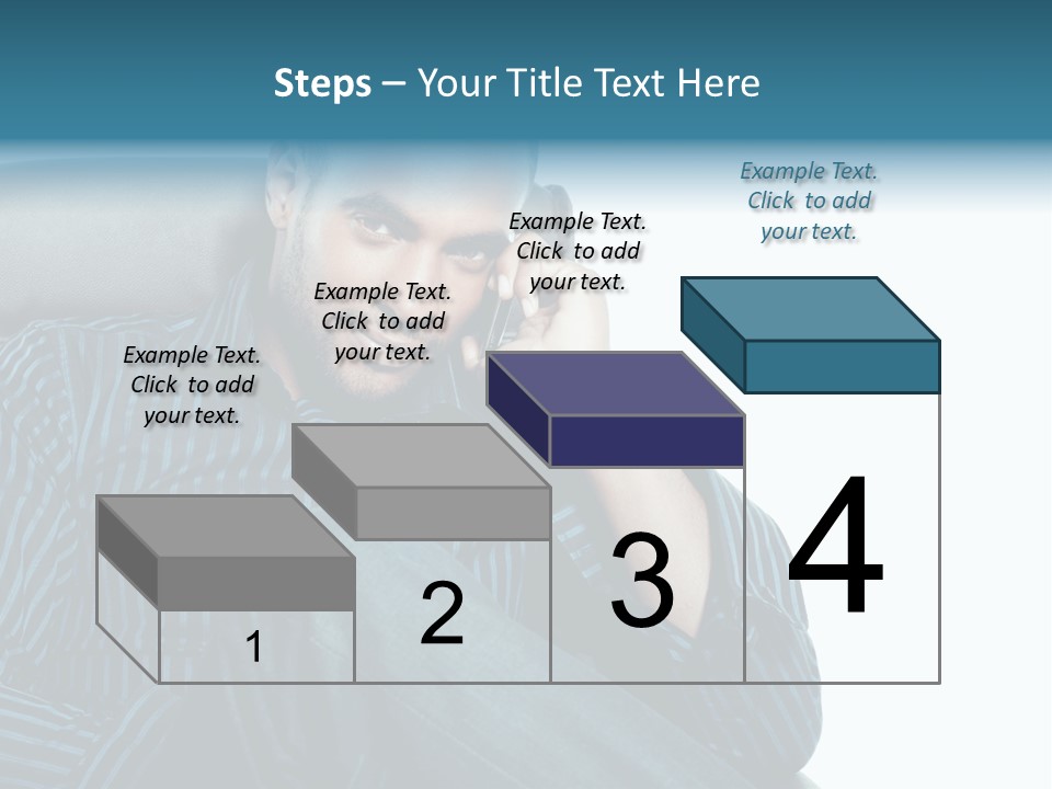 Employee Male Work PowerPoint Template