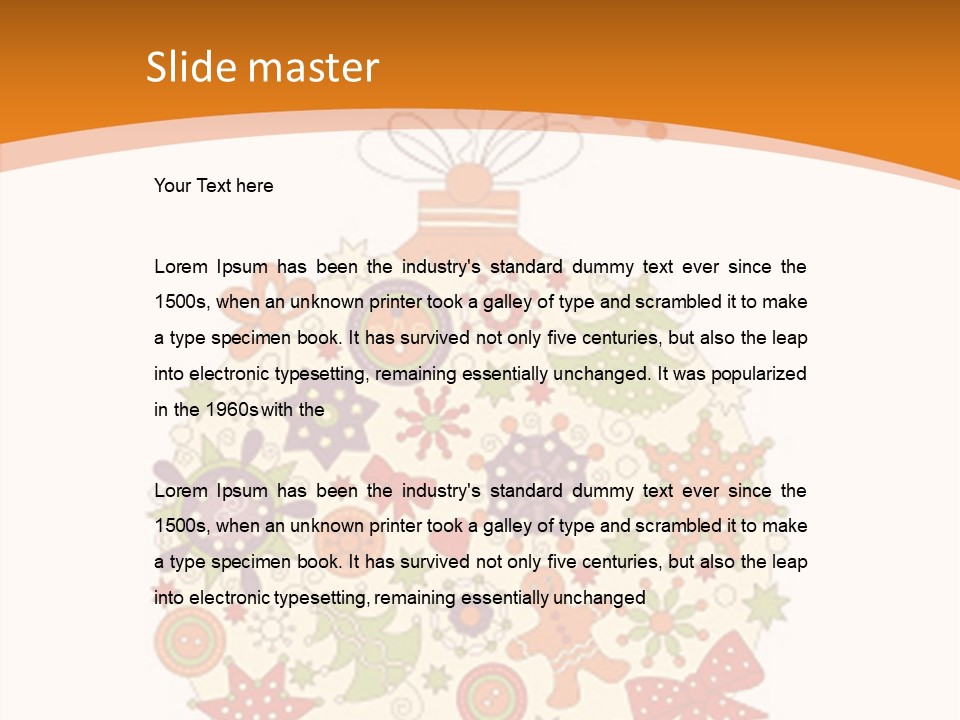 Christmas Ball Cute PowerPoint Template