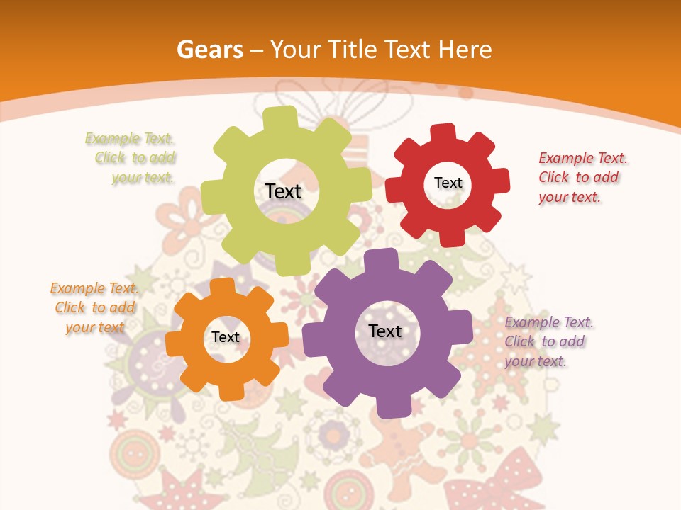 Christmas Ball Cute PowerPoint Template