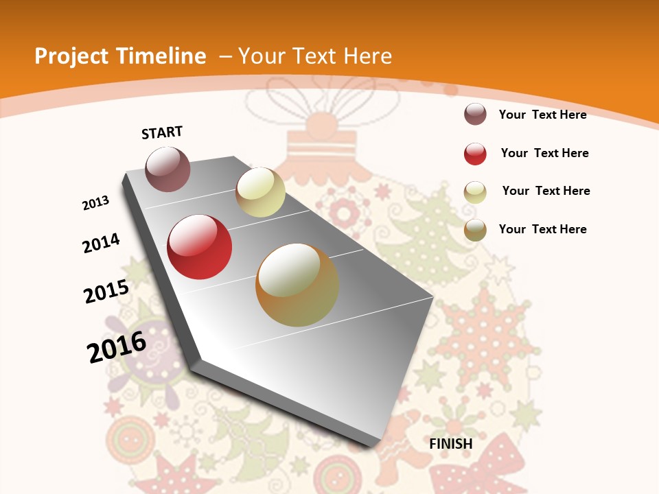 Christmas Ball Cute PowerPoint Template