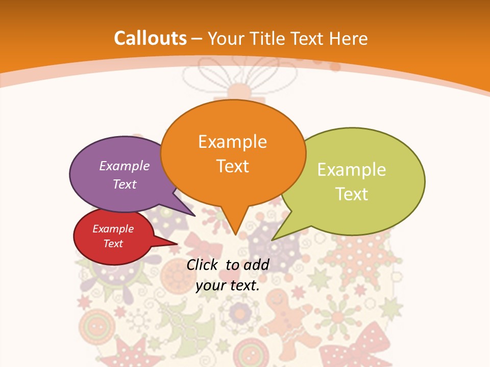 Christmas Ball Cute PowerPoint Template