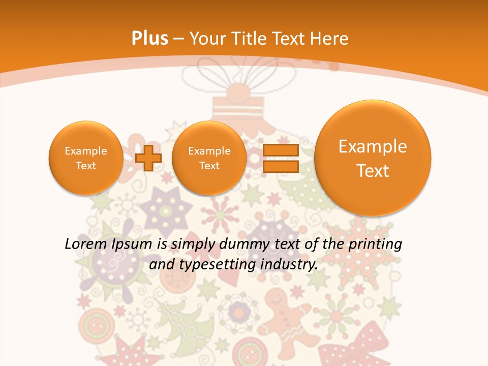 Christmas Ball Cute PowerPoint Template