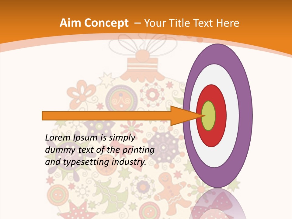 Christmas Ball Cute PowerPoint Template