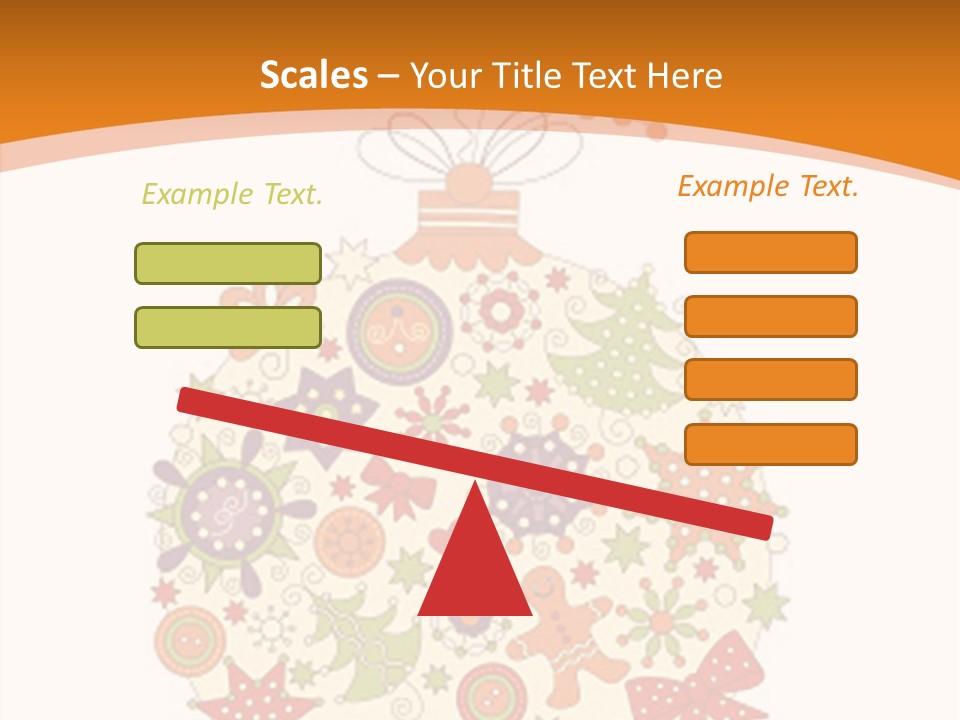 Christmas Ball Cute PowerPoint Template