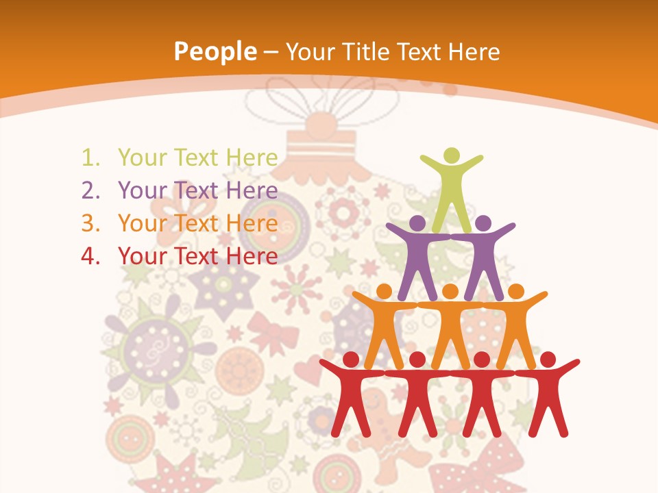 Christmas Ball Cute PowerPoint Template