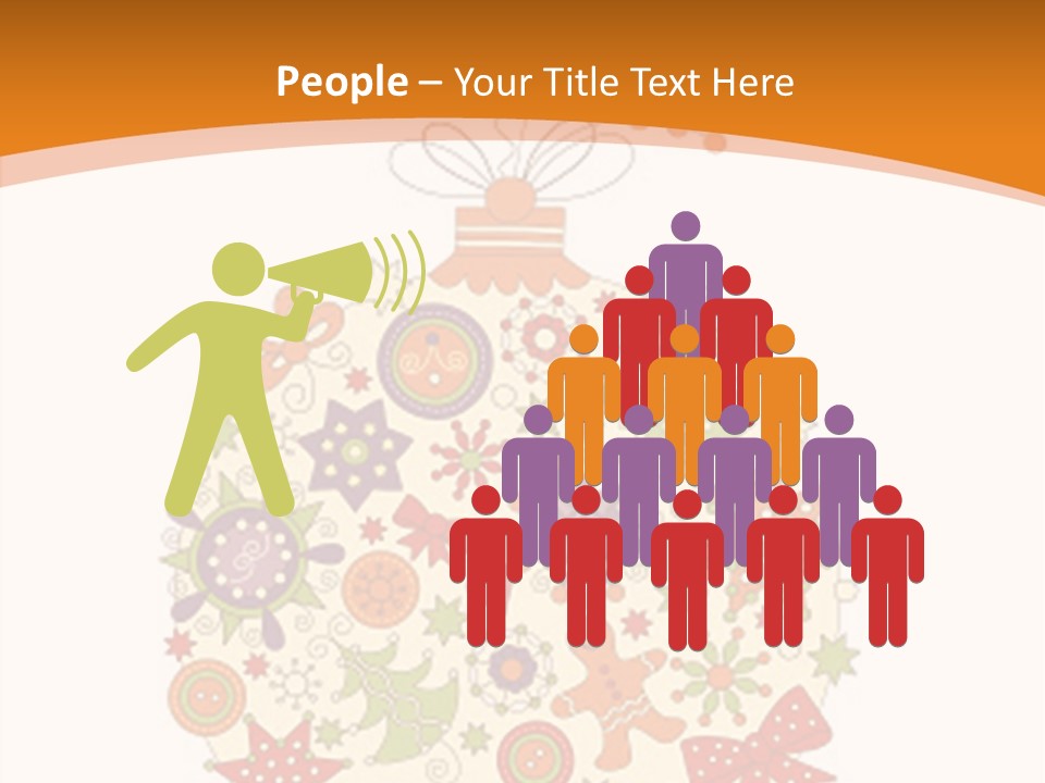 Christmas Ball Cute PowerPoint Template