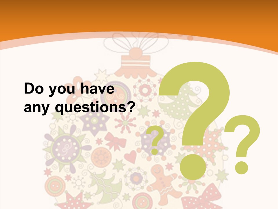 Christmas Ball Cute PowerPoint Template