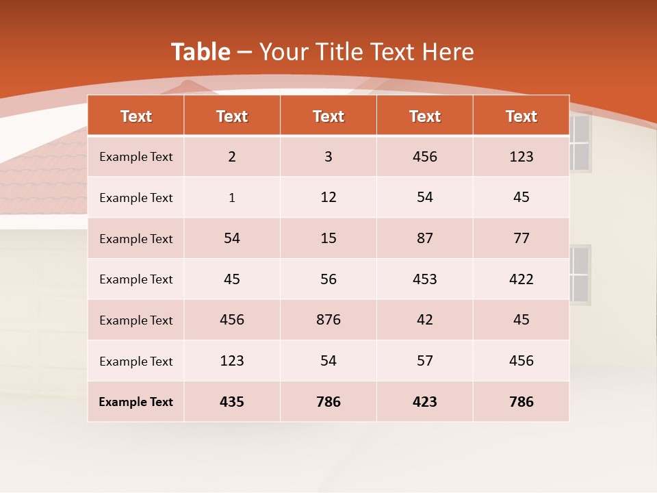 Residential Floor Family PowerPoint Template