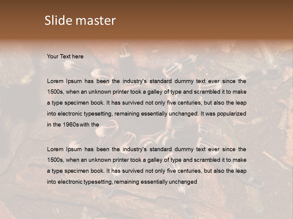 Pets Horror Closeup PowerPoint Template