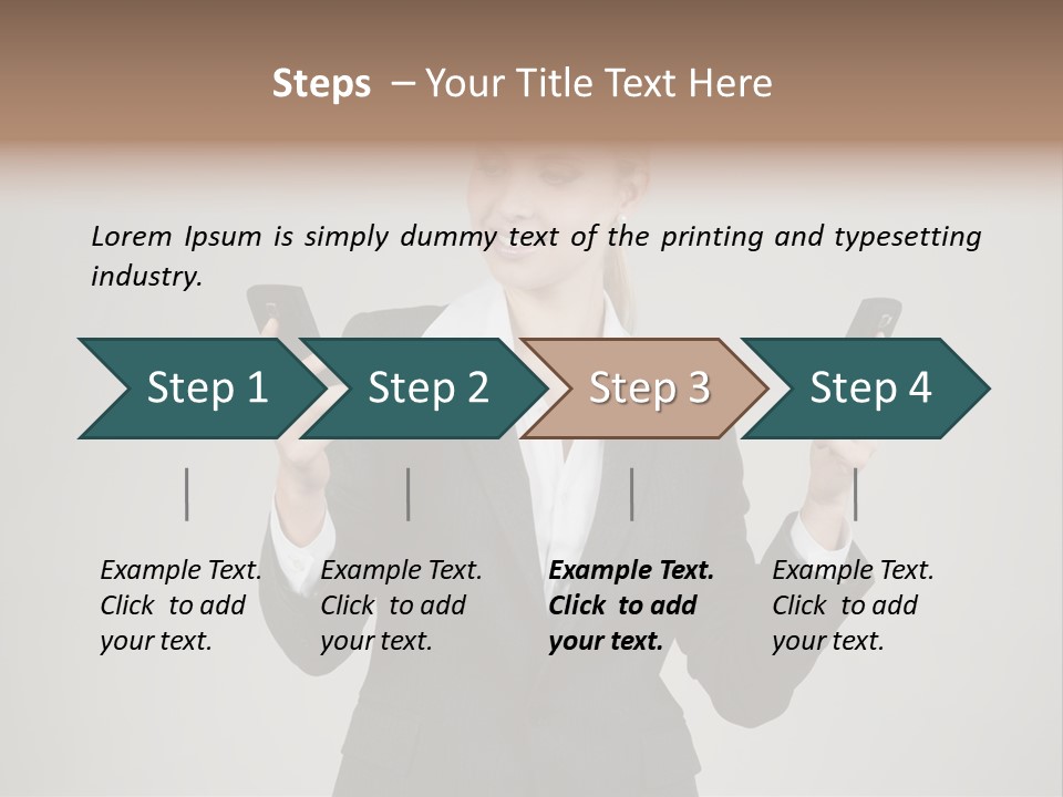 Blond Cell Welldressed PowerPoint Template