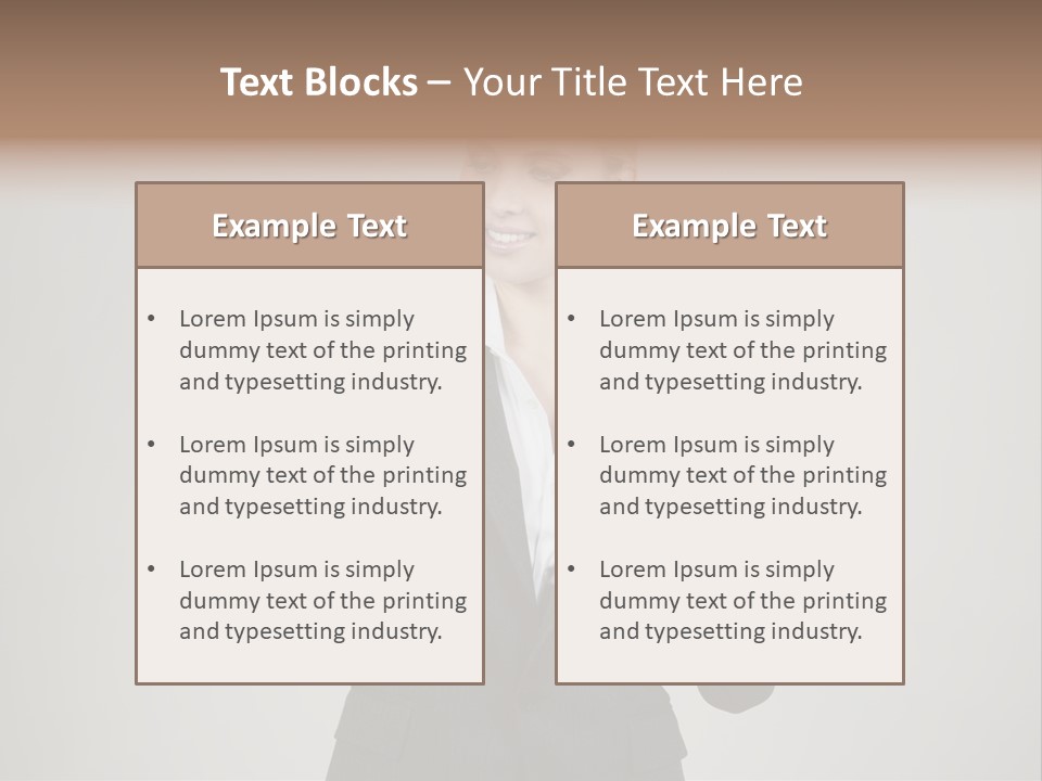 Blond Cell Welldressed PowerPoint Template