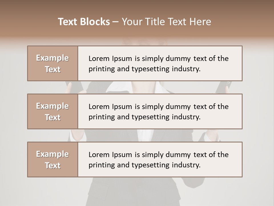 Blond Cell Welldressed PowerPoint Template