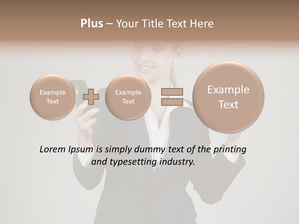 Blond Cell Welldressed PowerPoint Template