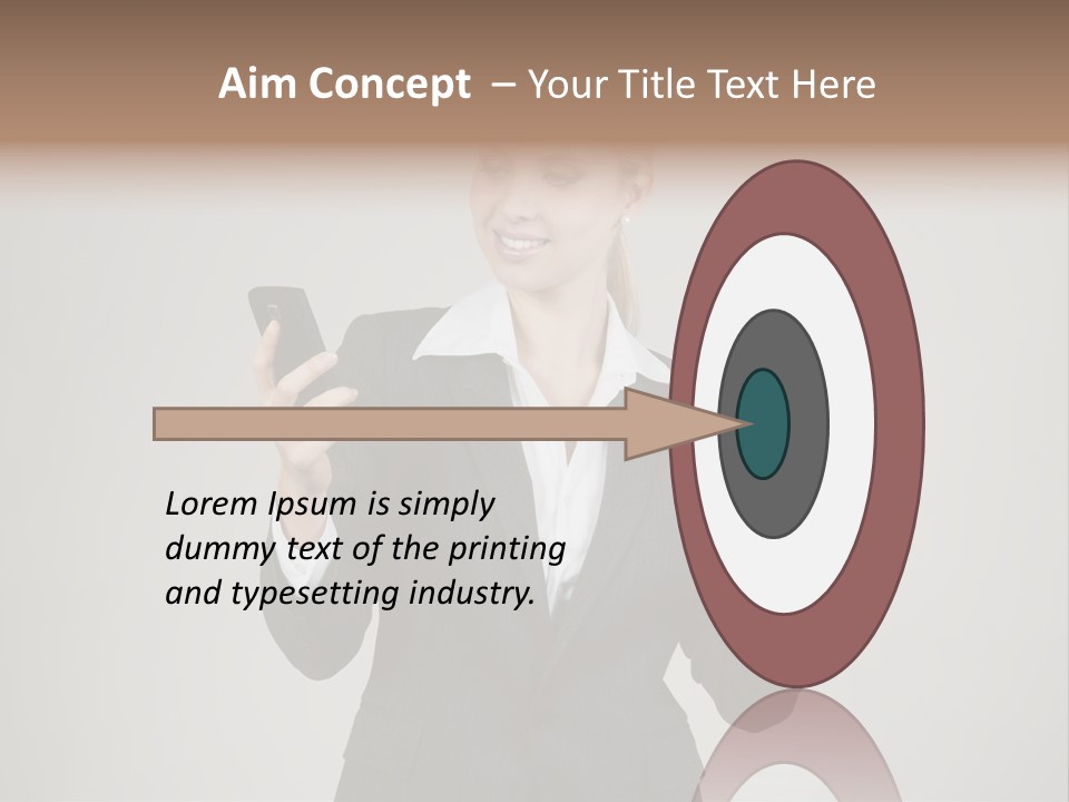 Blond Cell Welldressed PowerPoint Template