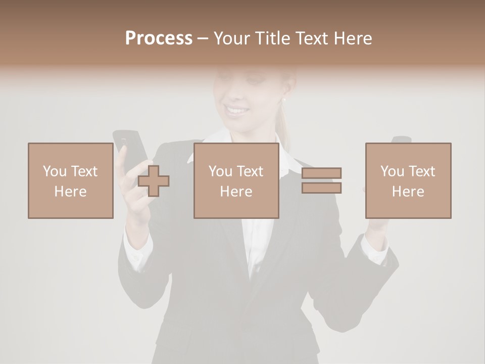 Blond Cell Welldressed PowerPoint Template