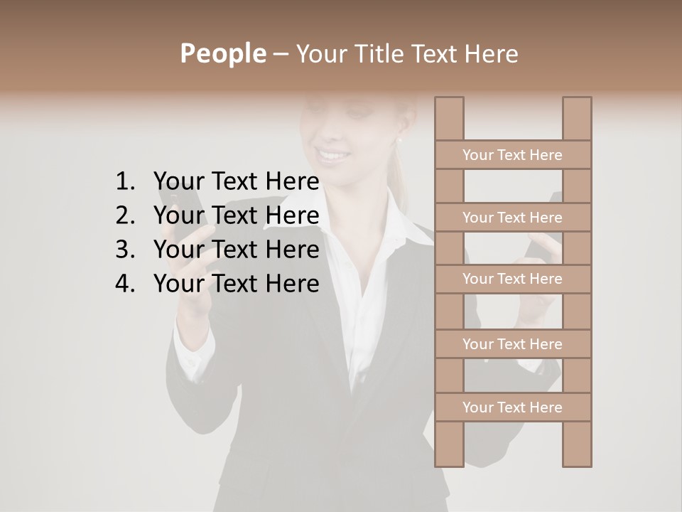 Blond Cell Welldressed PowerPoint Template