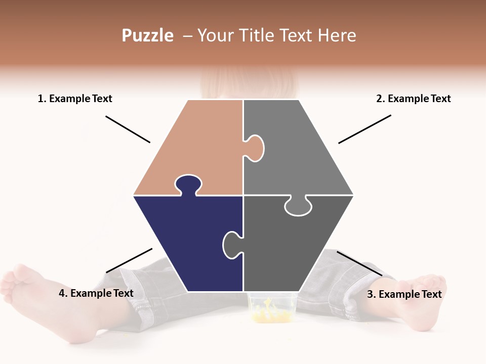 Person Sculpture Infant PowerPoint Template