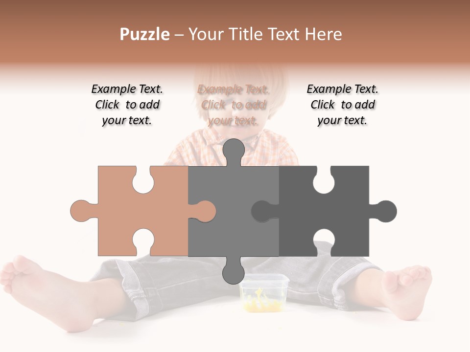 Person Sculpture Infant PowerPoint Template