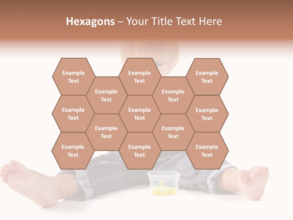 Person Sculpture Infant PowerPoint Template