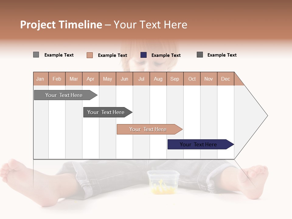 Person Sculpture Infant PowerPoint Template