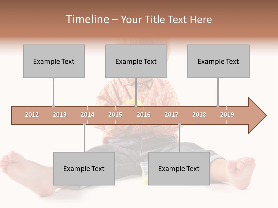 Person Sculpture Infant PowerPoint Template