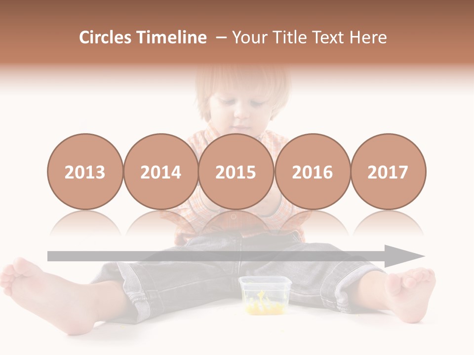 Person Sculpture Infant PowerPoint Template