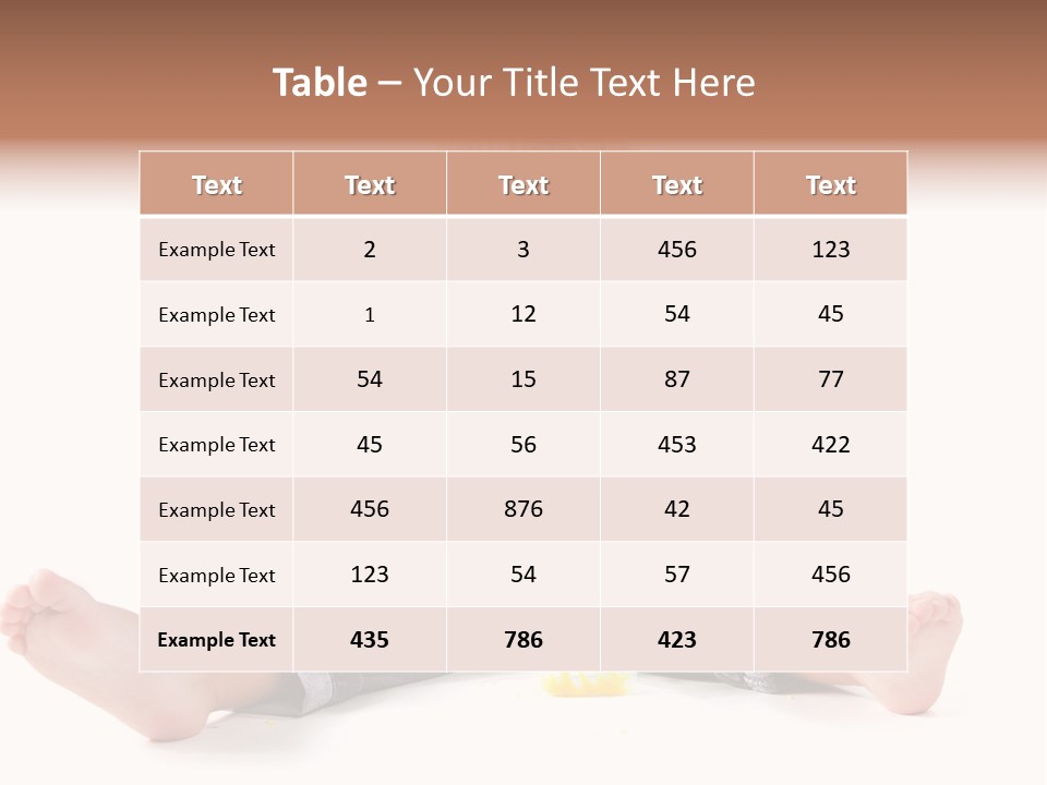 Person Sculpture Infant PowerPoint Template