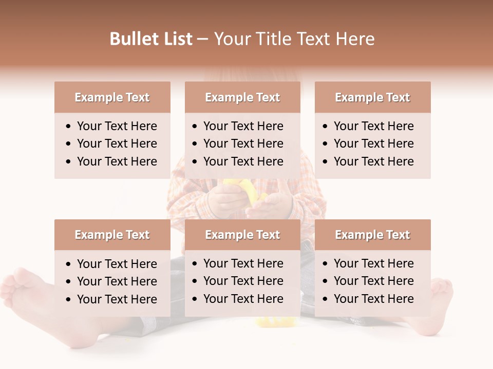 Person Sculpture Infant PowerPoint Template