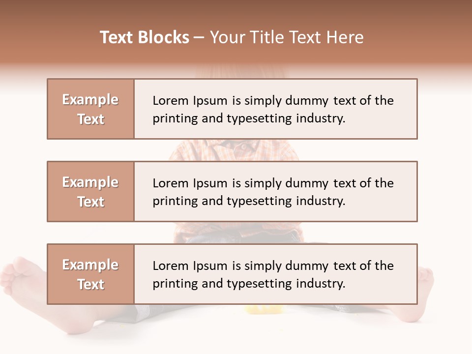 Person Sculpture Infant PowerPoint Template