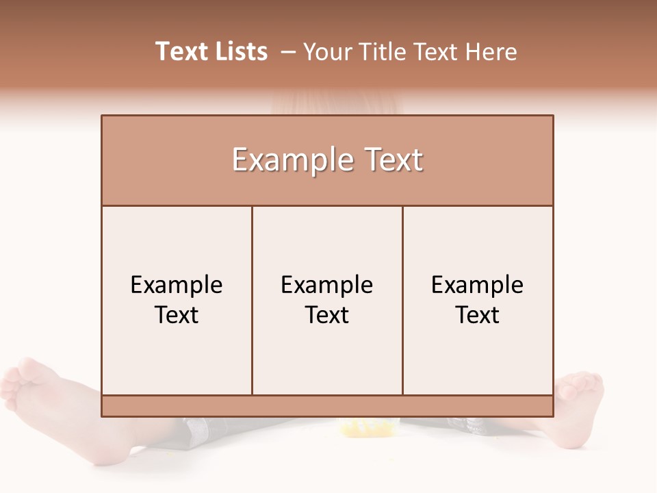 Person Sculpture Infant PowerPoint Template