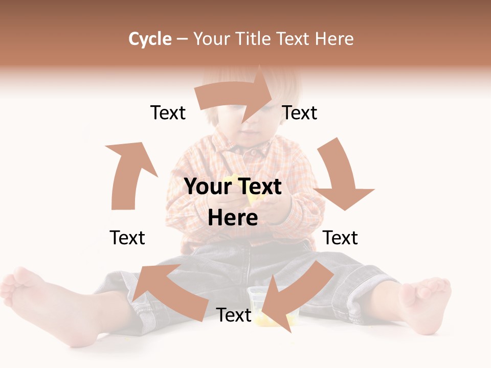 Person Sculpture Infant PowerPoint Template