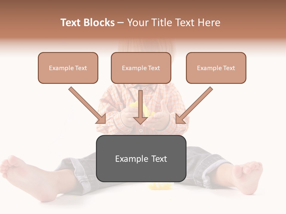 Person Sculpture Infant PowerPoint Template